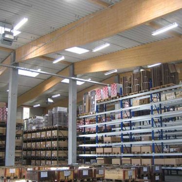 Lux Bau Referenz Lagerhalle Hainfeld