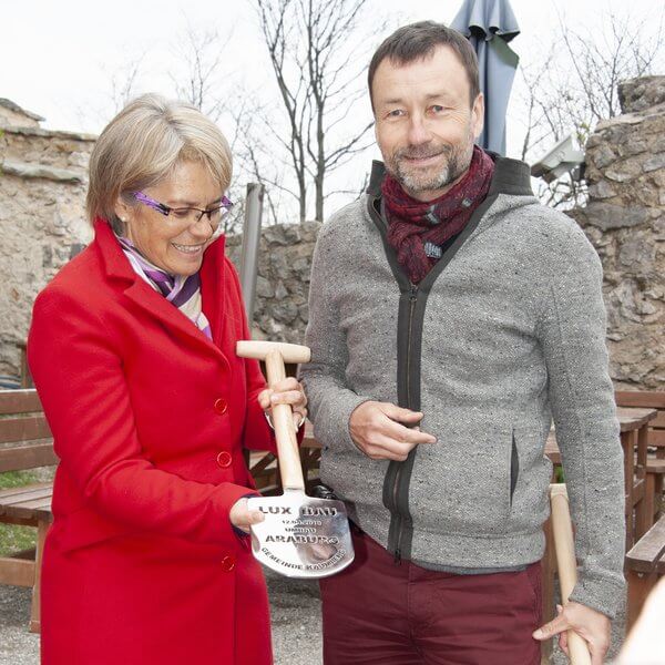 Lux Bau Araburg Spatenstichfeier