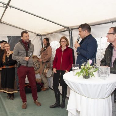 Lux Bau Araburg Spatenstichfeier